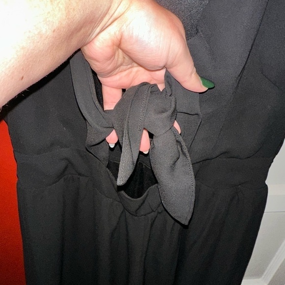 Pink Lily Black Romper Love For A Lifetime XL - Picture 11 of 15